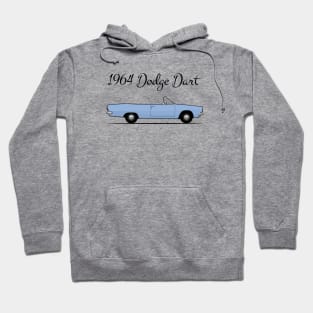 1964 Dodge Dart light blue Hoodie